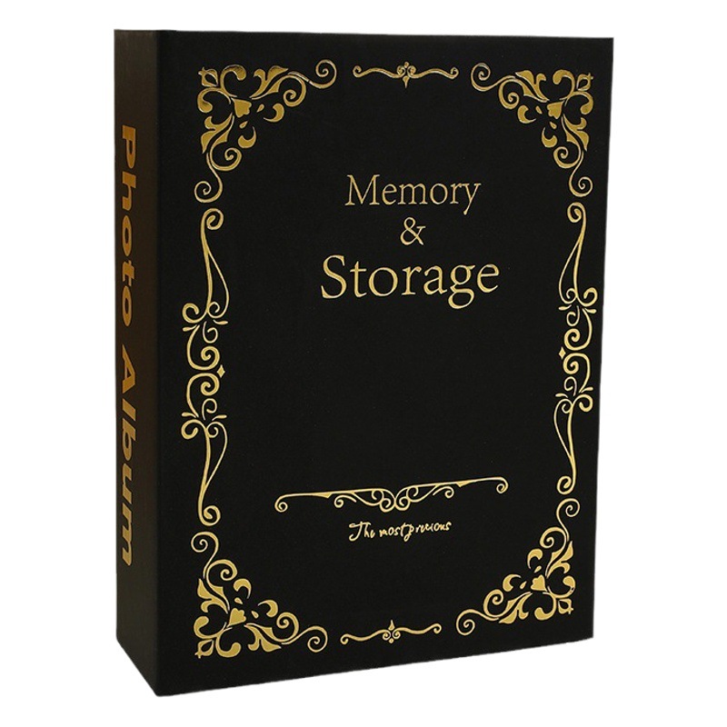 Yu Zhe new 4D 6 inch 100 insert photo album gilded cover in stock wholesale cross-border