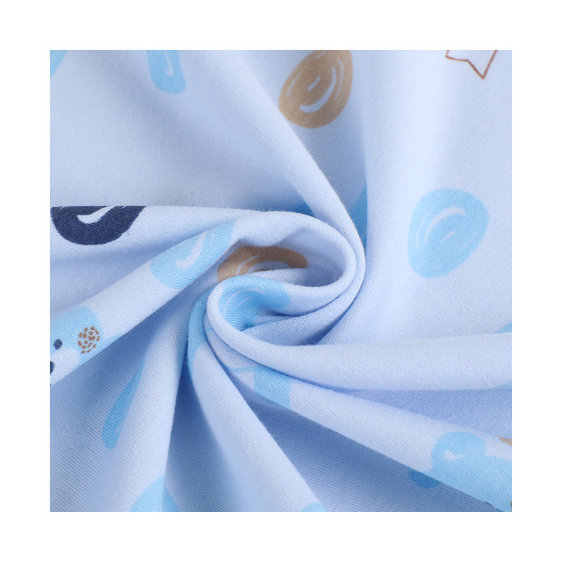 Picture of 40S cotton combed cotton wool printed double-sided printed knitted fabric home clothes sleeping bag underwear baby fabric