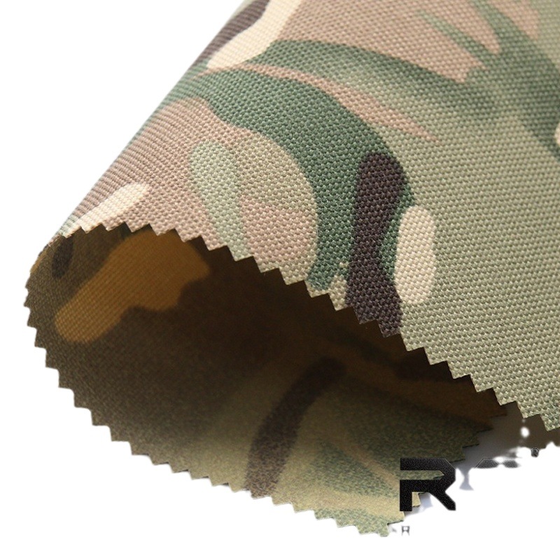 Rongsheng Camouflage 1000D High-Strength Air-Changing Silk Oxford Cloth Polyester Liftable British Army Mtp Camouflage Ready-Made Picnic Mat