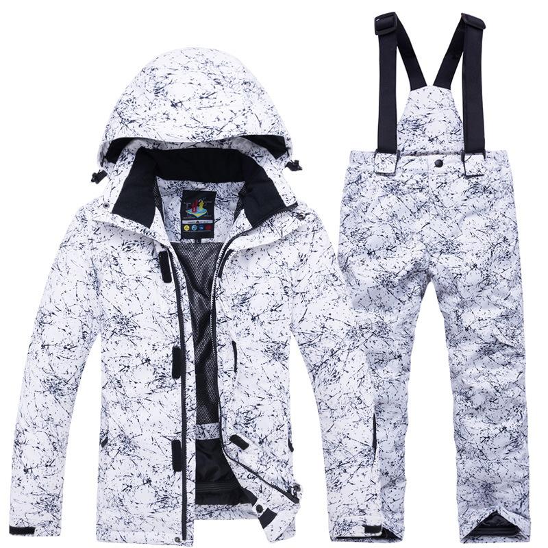 Picture of New Children's Ski Suit suit Boys' and Girls' Outdoor Thickened Warm Ski Two-Piece Set
