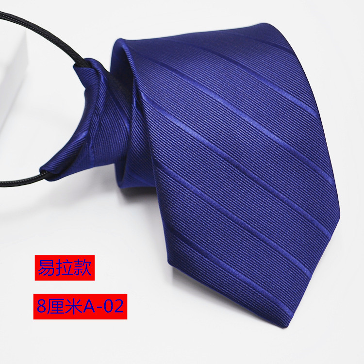 Picture of Men's Easy-To-Pull Casual Zipper Tie New Korean Style Professional Formal Wear Convenient Lazy Tie Ready for Sale
