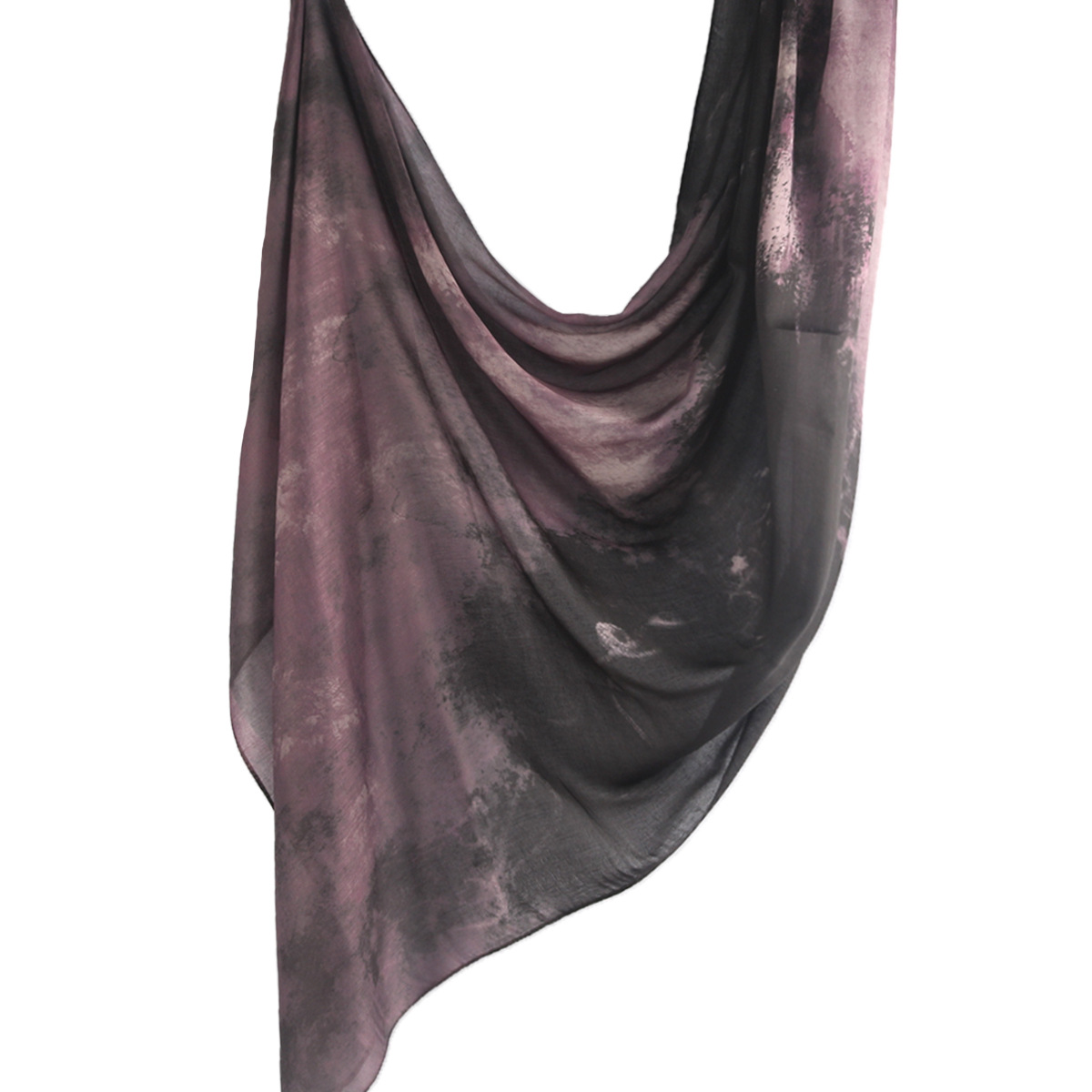 Picture of Best-Selling Watercolor Tie-Dye Cotton Scarf Arabian Satin Polyester Long Scarf Turkish Middle Eastern Scarf