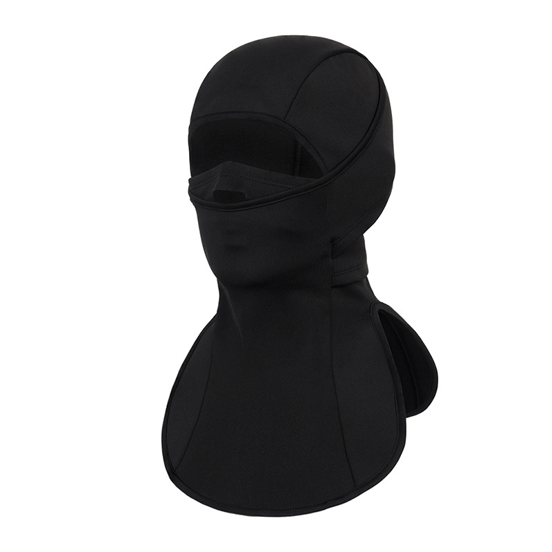 Picture of Ruidong Winter Cycling Outdoor Warm Mask Cold-proof fleece-lined Ski Headgear Face Protection Fleece Cap Windproof Lining Cap