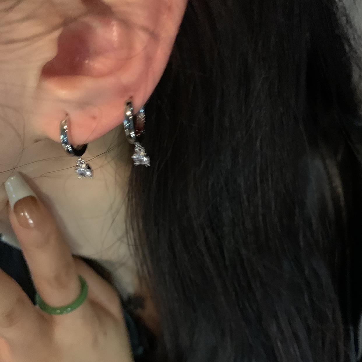 No Need to Take Off Small Earrings When Sleeping, Niche Design, High-End Cold Style Earrings, Popular Popular 2025 New