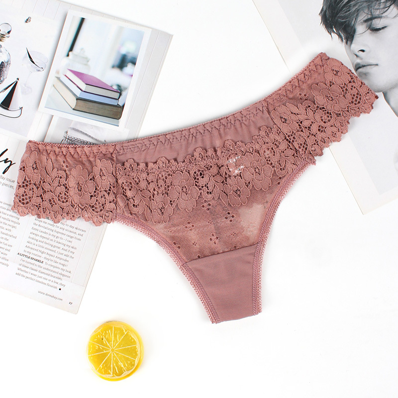Picture of European and American Plus Size Lace Sexy Women's Underwear Cotton Crotch Girls' New Style