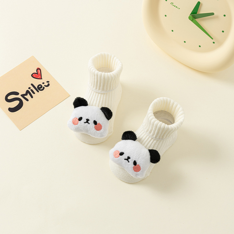 Picture of Newborn baby socks class a cotton spring and autumn non-slip boys and girls baby cartoon doll tube floor socks wholesale 1