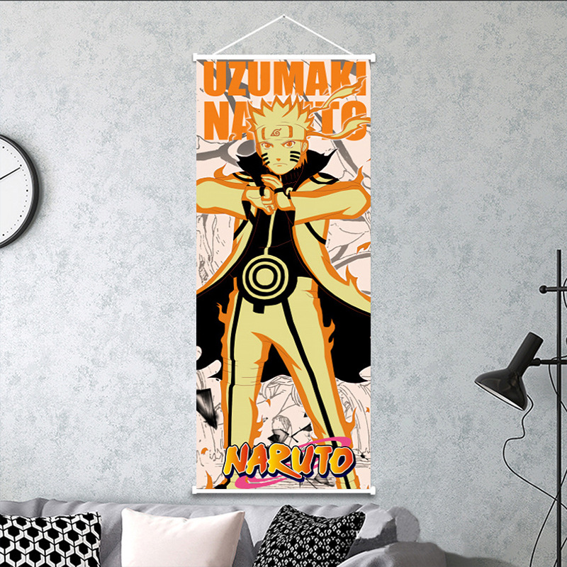 Picture of HY hanging painting cartoon character peach skin velvet scroll cloth painting secondary yuan student gift Wall decorative painting