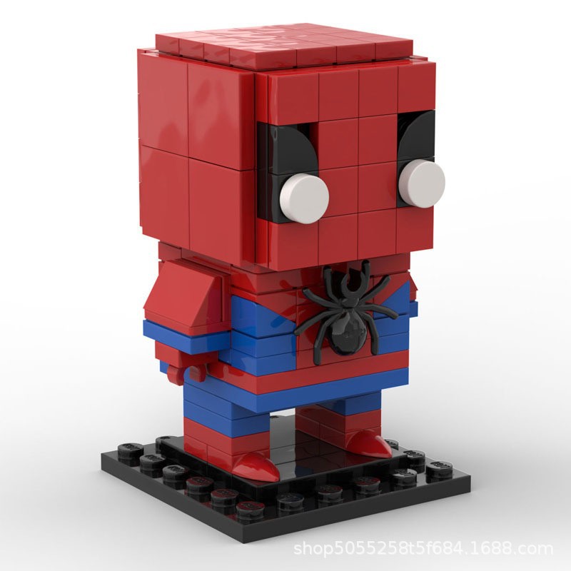 Moc-36264 Spider-Man Set Compatible with Lego Small Particle Square Head Series Building Block Toy Model