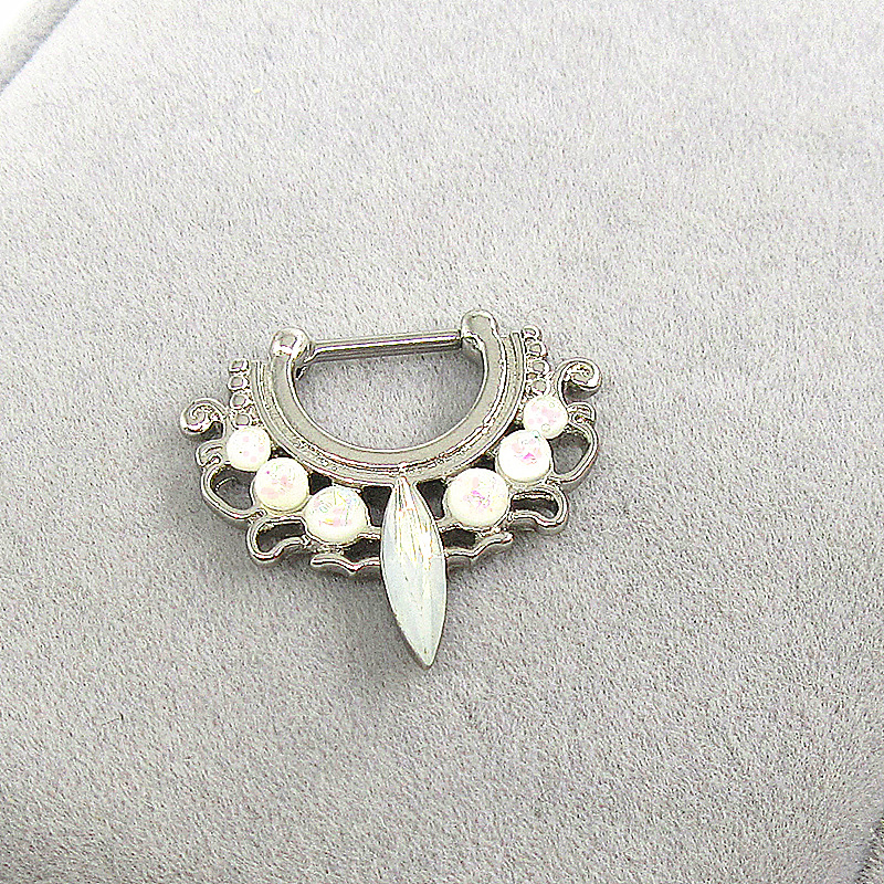 Picture of Aobao puncture jewelry European and American Opal stone EBAY Amazon AliExpress European and American trend puncture jewelry manufacturers