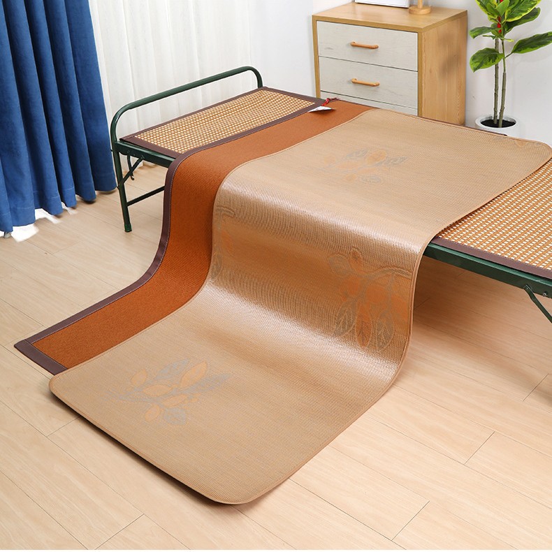 Picture of Manufacturer's Supply Children's Kindergarten Mat Ice Silk Double-Sided Student Dormitory Rattan Mat Wholesale Crib