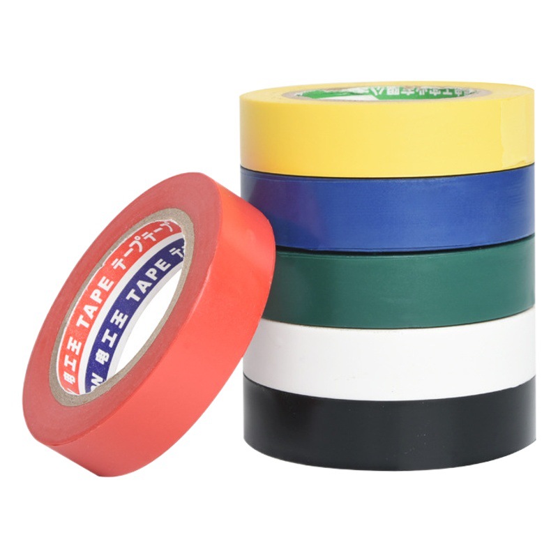High Temperature Resistant Insulating Electrical Tape Wholesale Black Flame Retardant Waterproof Tape 10M/15Mpvc Electrical Wiring Harness Tape