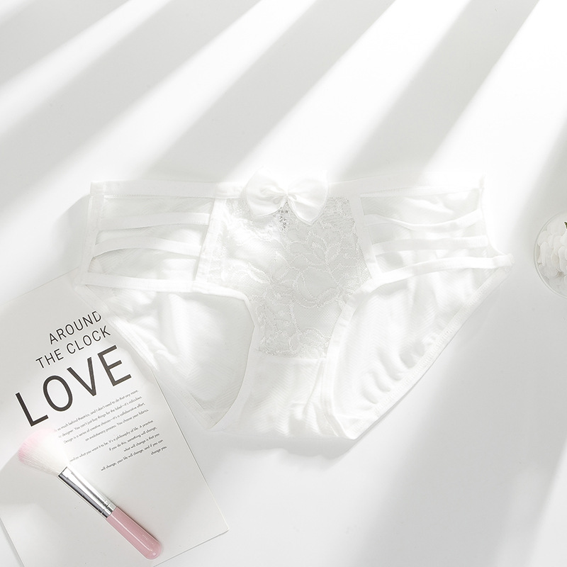 Picture of Youtao sexy lace underwear women's low waist hollow-out temptation hip lifting breathable mesh seamless women's briefs