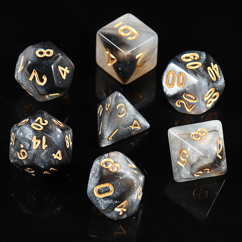 Picture of Star new multi-sided dice digital dice running group table game accessories 4/6/8/10/12/20 sieve props