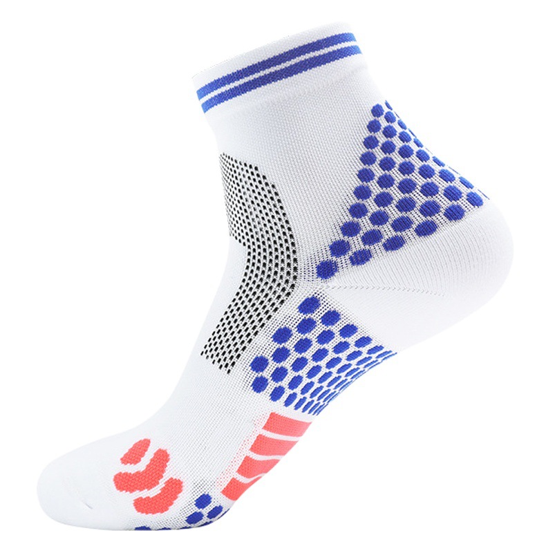 Compression Socks running socks women's mid-calf pressure sports professional marathon stretch skinny men's calf compression socks