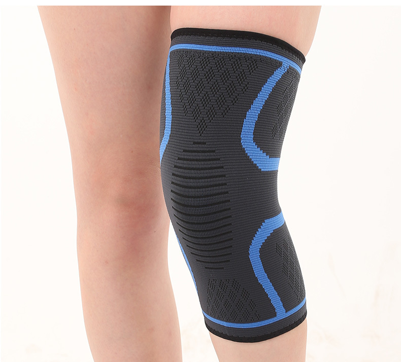 Picture of Maxwell Sports Knee Protector Double Corrugated Non-slip Elastic Warm Nylon Knitted Protector Outdoor Cycling Mountaineering Protector