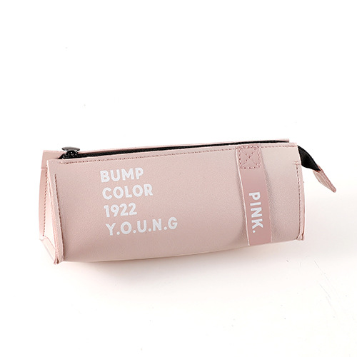 Picture of Korean Style Junior High School PU Leather Simple Large Capacity Pencil Case Student Women's Stationery Storage Bag Creative Stationery Box