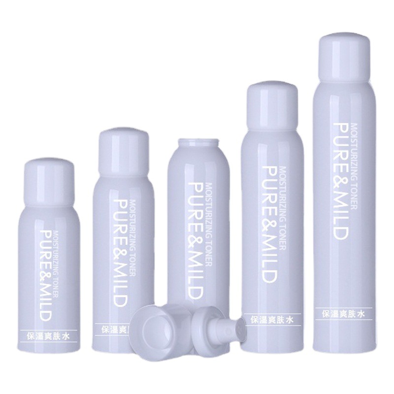 Bayonet spray bottle 200ml travel sub-package sunscreen bottle egg baby PET bottle cosmetic Toner package material