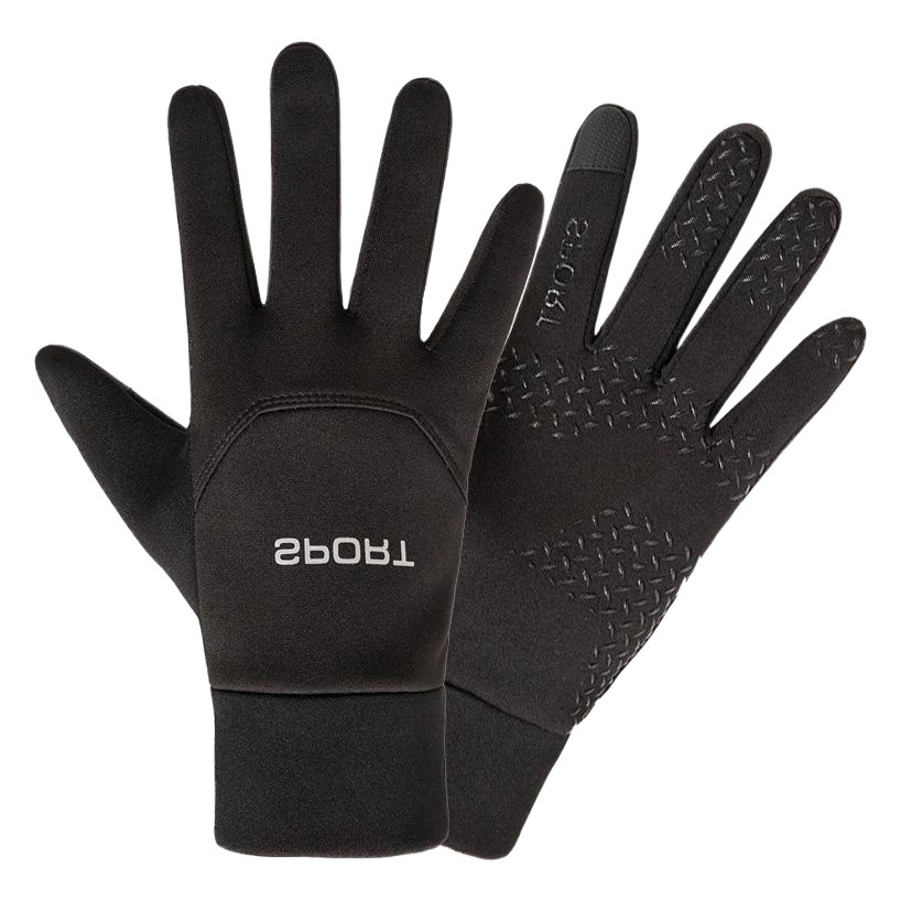 Reflective Sports Gloves Warm Waterproof Knight Riding Outdoor Running Football Windproof Touch Screen Non-slip Fleece-lined Full Finger