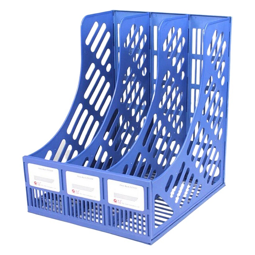 Office desktop file storage rack triple quadruple A4 data storage rack plastic File frame file bar