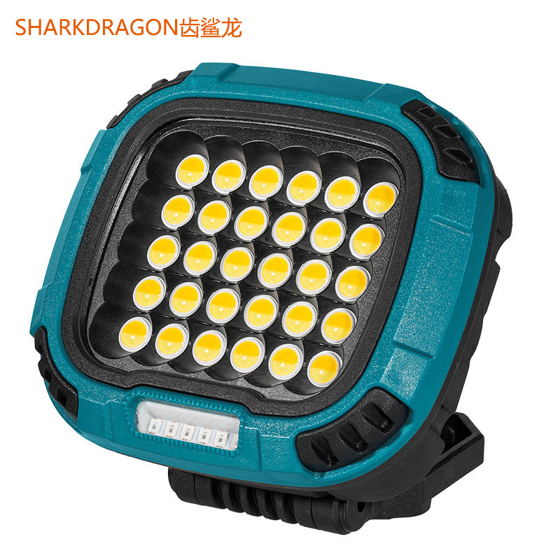 Cross-border new COB multifunctional strong light floodlight portable rechargeable LED work light emergency night market Light