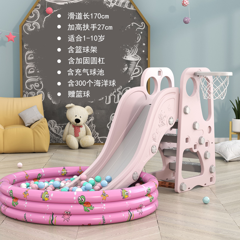 Picture of Children's Thickened Plastic Toys 3 to 10 Years Old Small Family Amusement Park Indoor Household Baby Baby Slide