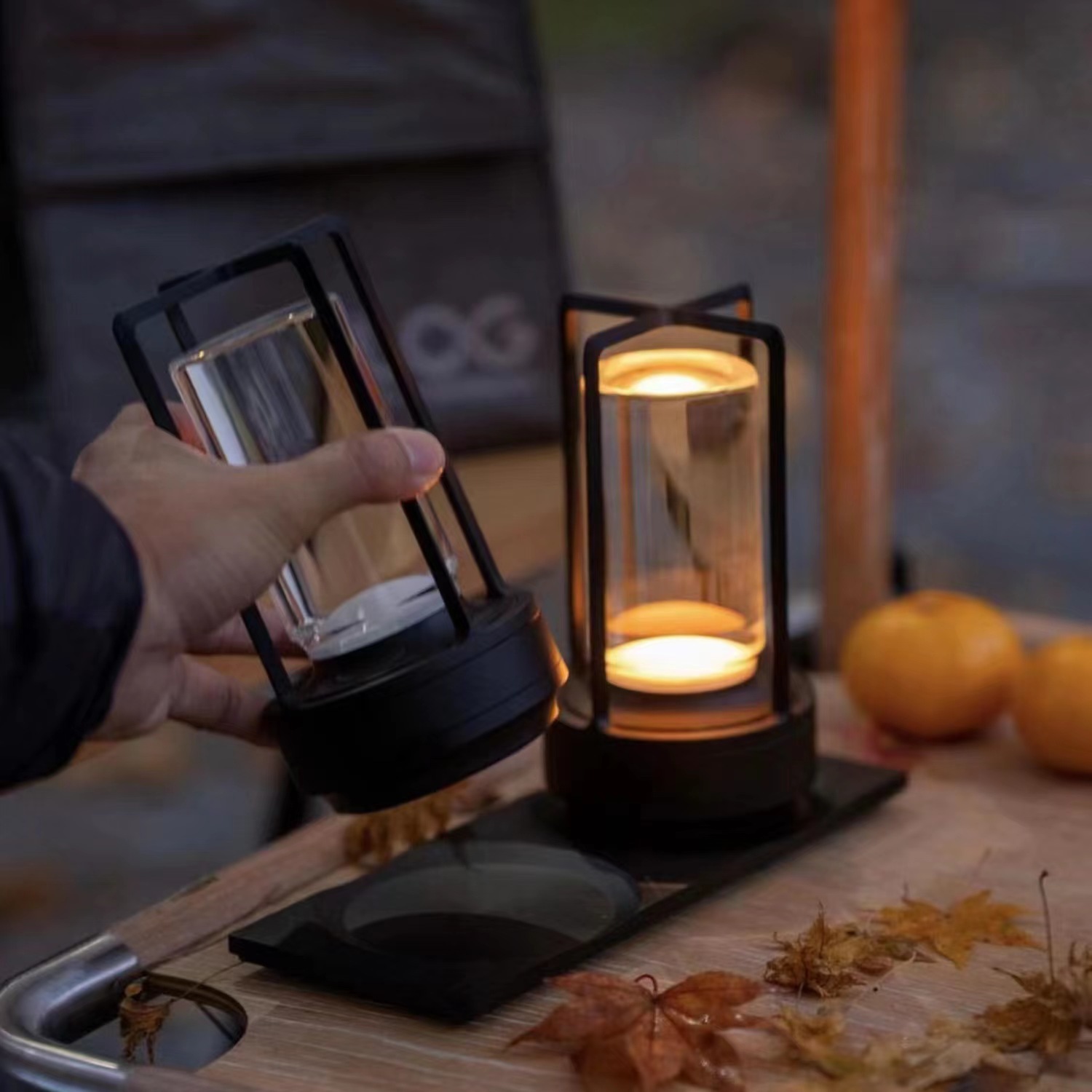 Trendy Rechargeable Desktop Atmosphere Lamp for Camping, Bedroom, Mood Lighting, USB Bar, Nordic Table Lamp, Bedside Lamp, Night Light
