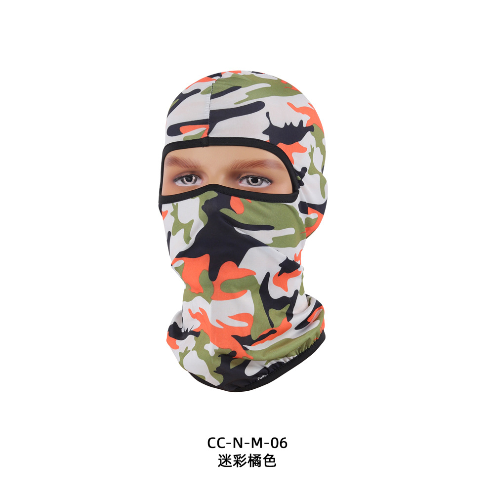 Picture of Milk Silk Lycra Soft Equipment Outdoor Cycling Bicycle Motorcycle Windproof Sunproof Dustproof Mask Mask Headband