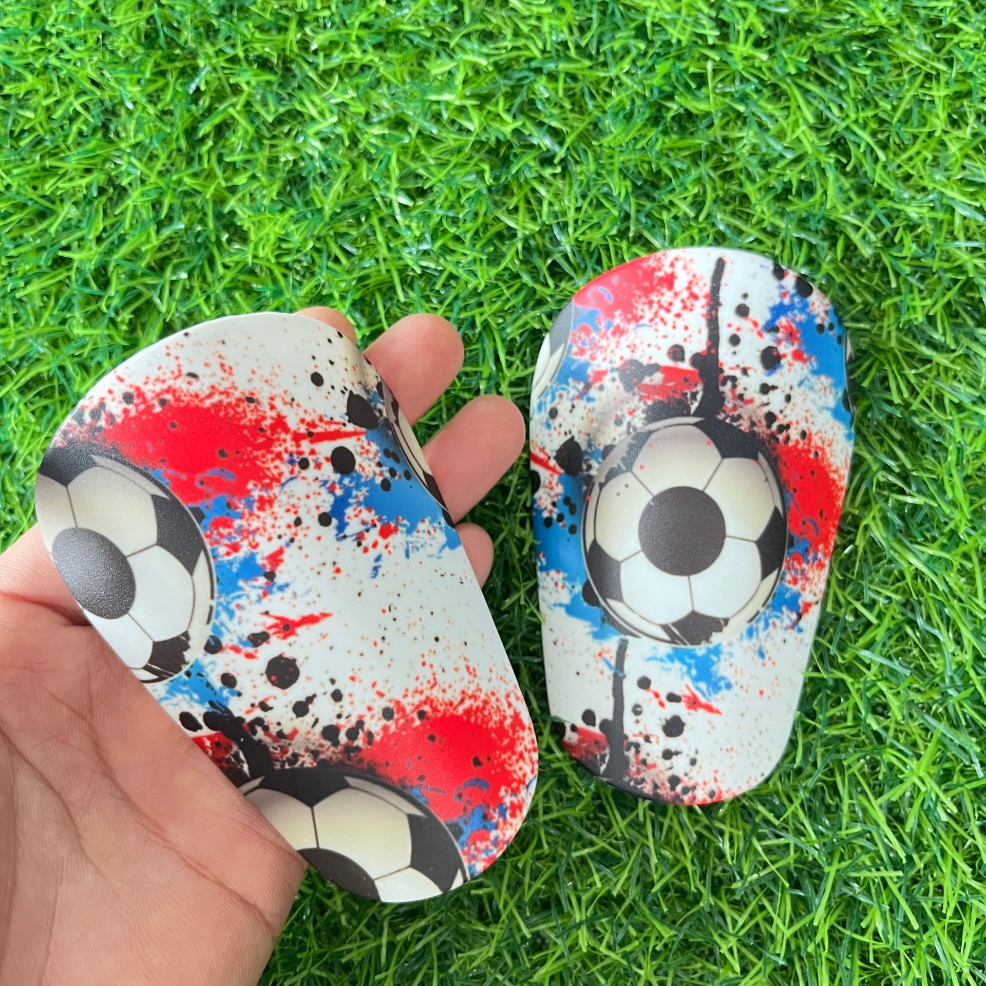 Soccer Fan Color small size Soccer Shin Guard Mini Mini Shin Pads Training Supplies Guard Shin Guard