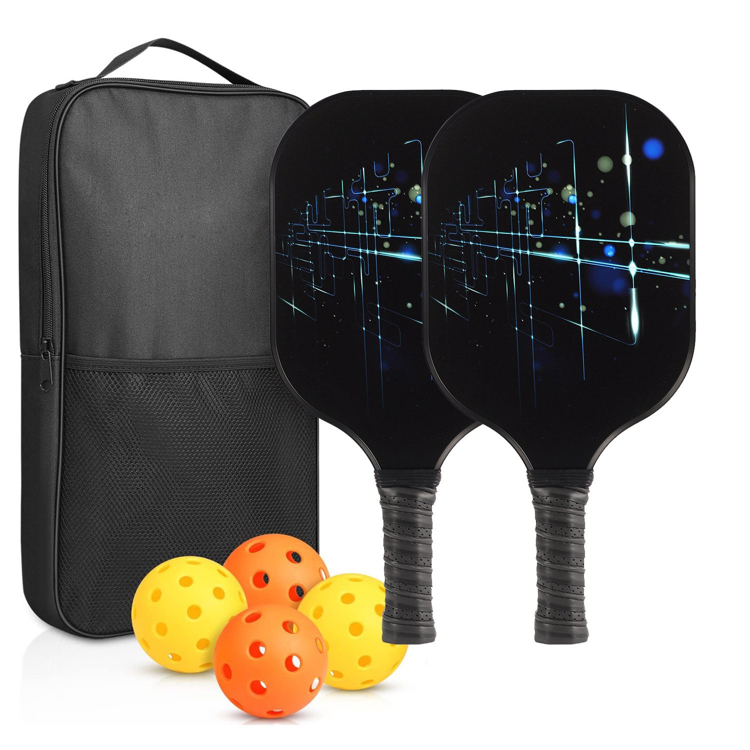 Picture of Peak ball racket glass fiber edge strip UV pattern design outdoor leisure entertainment cross-border pickle pickle racket