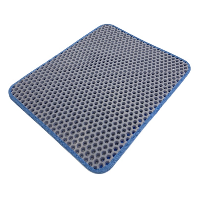 Cat Litter Mat Double Layer Litter Leakage Cat Litter Mat Litter Control Mat Anti-Splash Anti-Bring Out Mat Pet Cat Mat