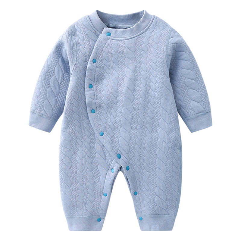 Baby's Autumn and Winter Clothes Newborn's Cotton-padded Boys' Autumn and Winter Thermal Underwear for Boys and Babies Thickened Haggit Climbing Clothes