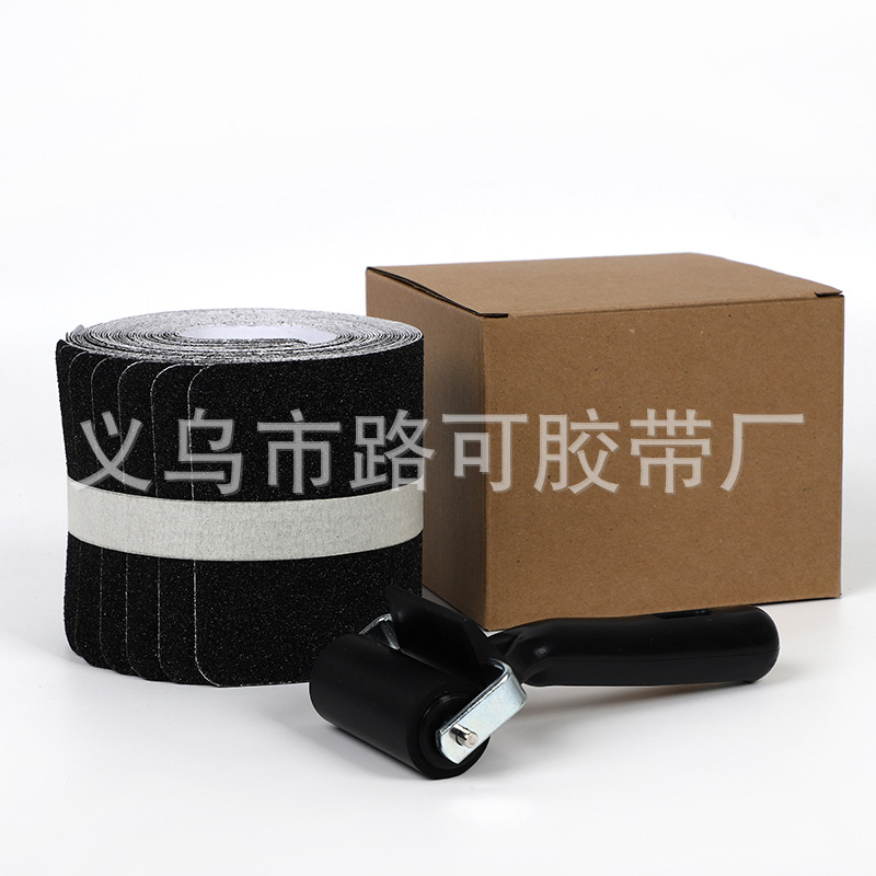 Set PVC stair anti-slip strip black Emery anti-slip stickers 10cm * 60cm frosted step ground non-slip