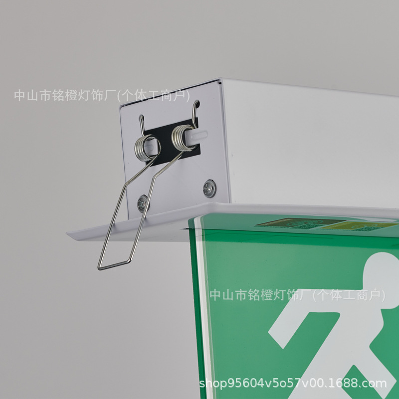 Picture of Exit LED embedded safety exit sign lights, power outage emergency indicators, ABS acrylic sheet standard indicator lights