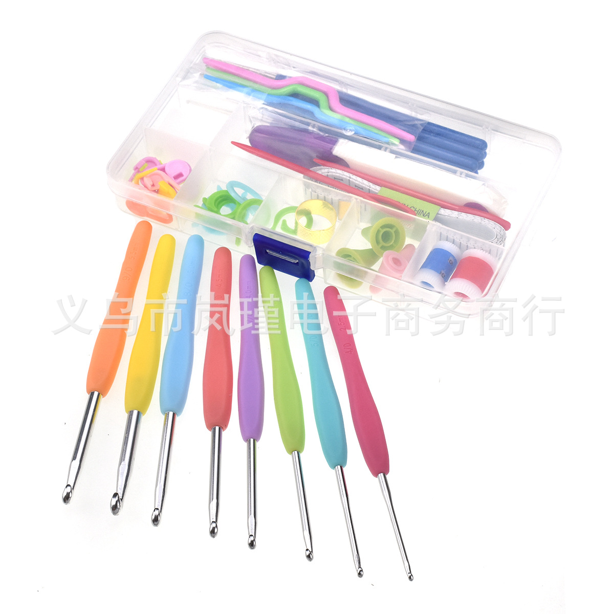 Picture of Hot Sale 53 Piece Set Crochet suit Hand-made DIY Knitting Tools Hook Needle Full Set Sweater Needle Knitting Soft Handle Crochet