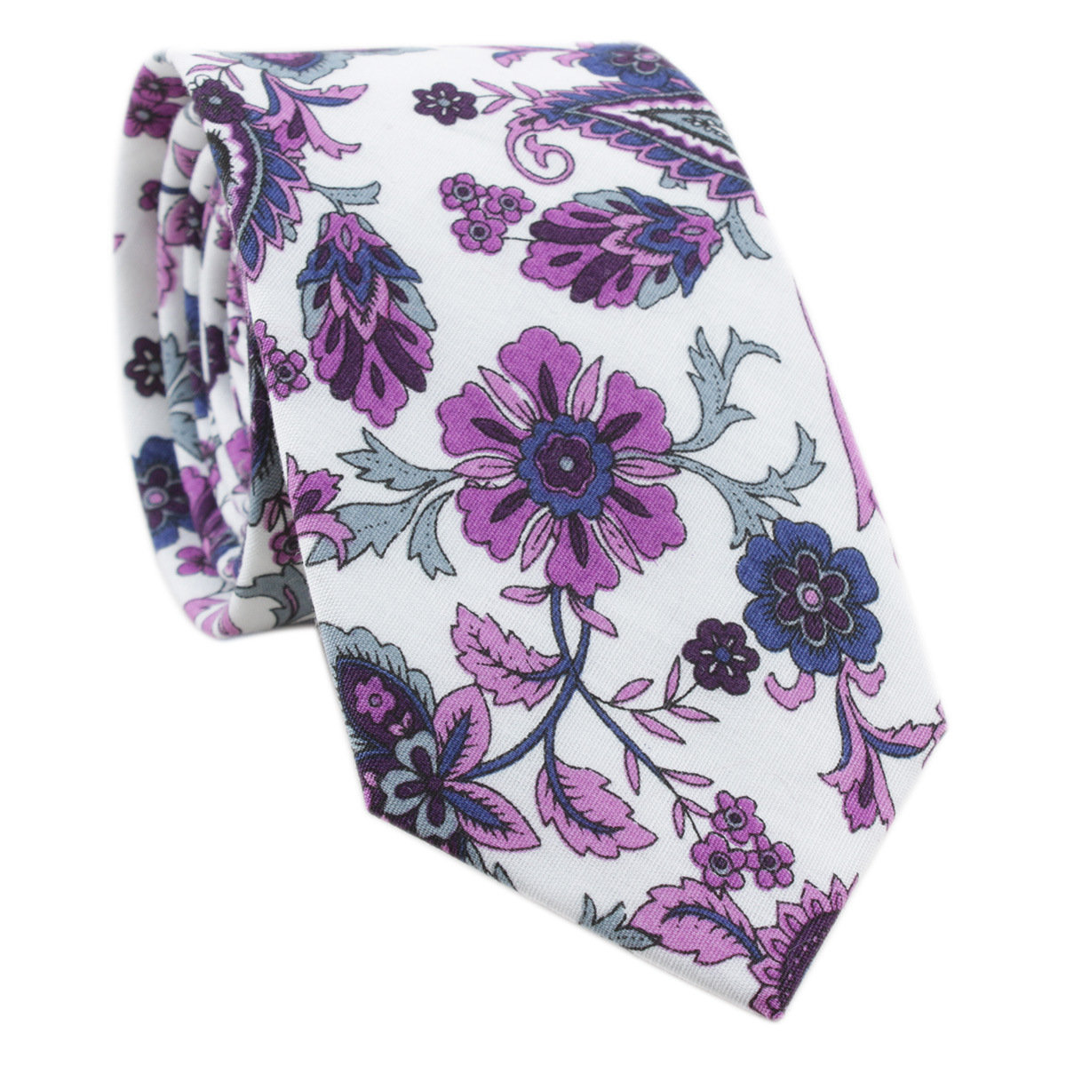 Picture of Cotton tie men's printed fashion casual flower cotton narrow tie AliExpress tie cross-border e-commerce supplier