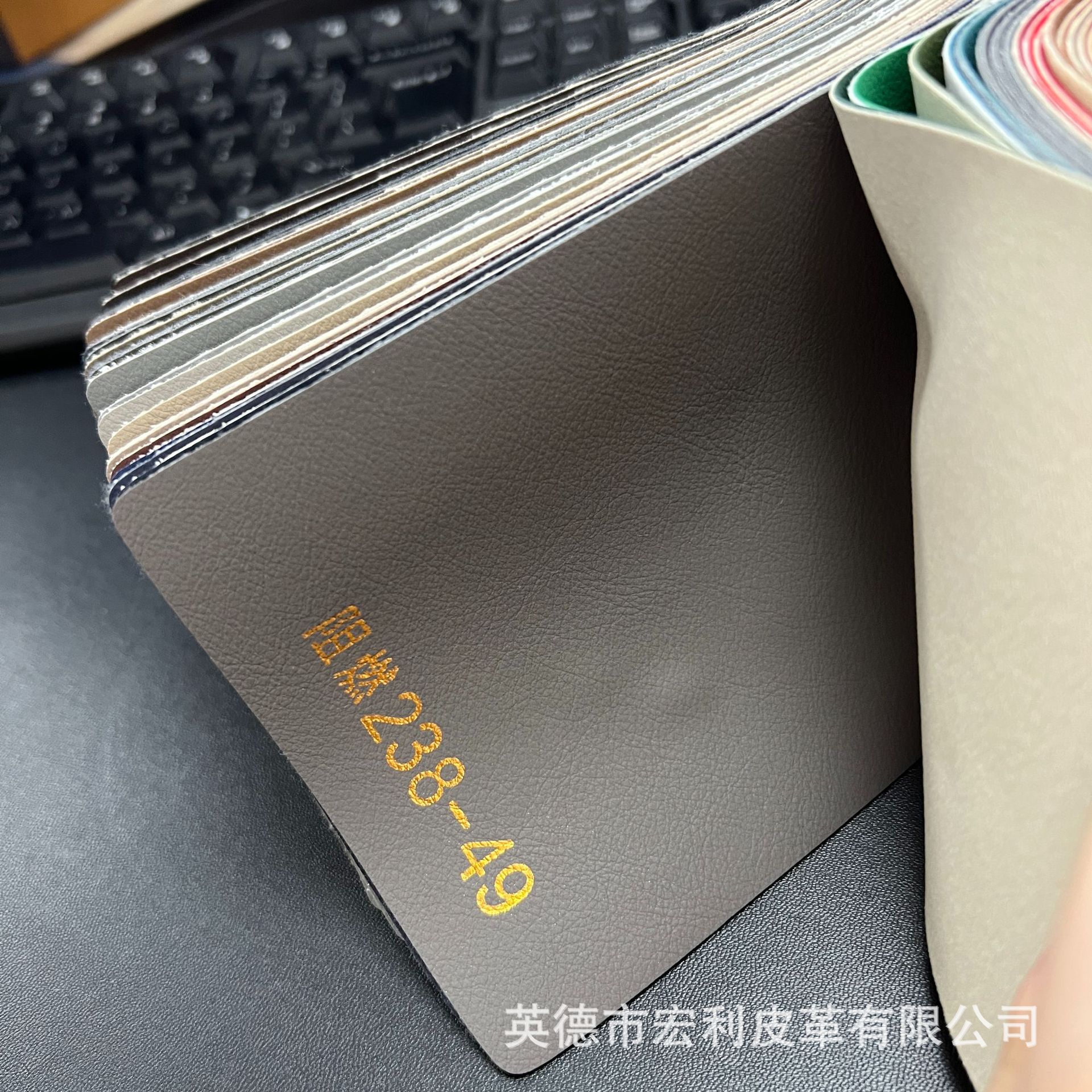 Picture of 238 light tumble flame retardant sofa leather mercerized cat claw leather car interior modification interior artificial leather