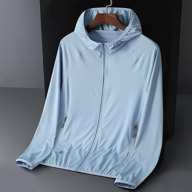 Sun protection clothing for men and women with hoodies 2025 summer new men's youth outdoor sports and leisure travel fishing skin clothes
