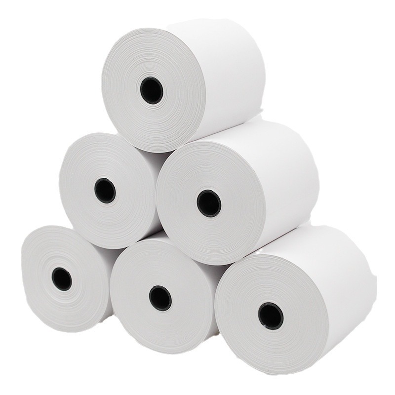 Picture of 58mm Printing Paper Thermal Paper 57X50 Supermarket Cashier Paper 80X80 Takeaway Receipt Printing Paper 80mm Whole Box Batch