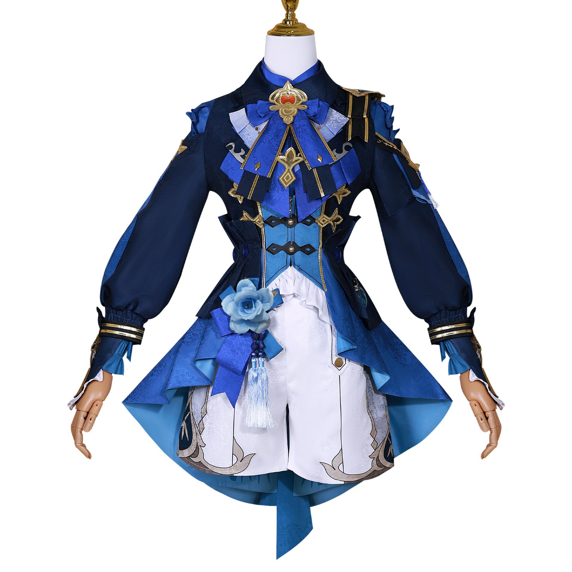 Picture of Beishui Trade Original Shenhai Lantern Festival Shenhe Skin cos Game Cold Flower Youlu Shenhe cosplay suit Female