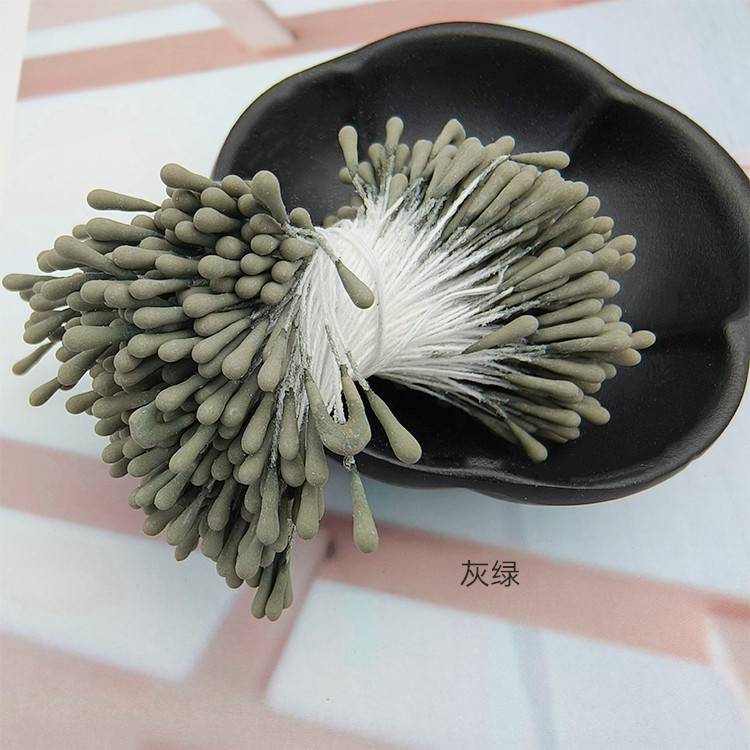 Picture of Wholesale Korean Style Handmade DIY Hair Accessories High Simulation Flower Stamens Material 2mm Matte Round Match Head Flower Heart Flower Stamens