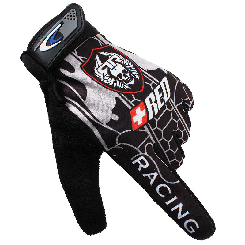Picture of Cycling gloves for men and women students in spring and summer outdoor cycling non-slip touch screen breathable bicycle mountaineering full finger gloves