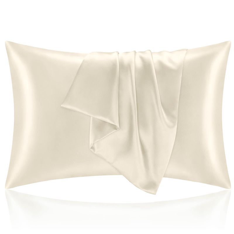 Picture of Factory Batch Cross-border AliExpress Silk Satin Ice Silk Satin pillowcase Single Imitation Silk pillowcase