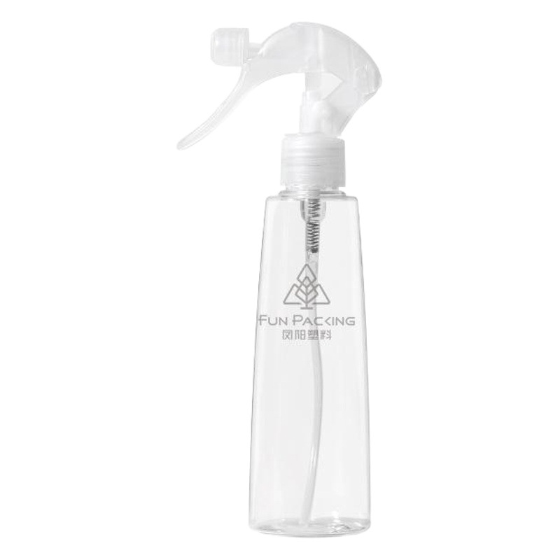 Picture of PET conical bottle 200ml rat pump spray bottle alcohol spray bottle transparent sub-packaging small watering can disinfectant bottle