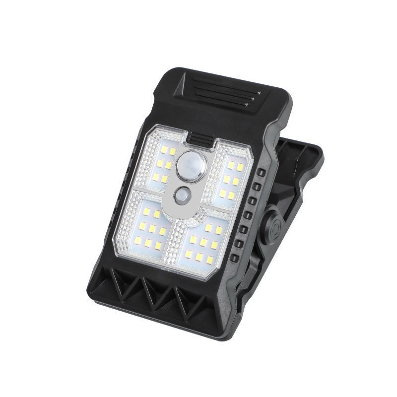 Picture of Solar Outdoor Lights, Garden Lights, Fence Clip Lights, Household Waterproof Wall Lights, Human Body Sensing Super Bright Lighting Street Lights