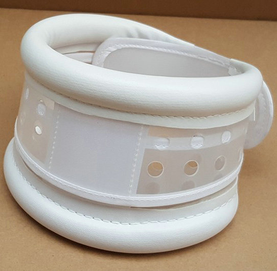 Picture of Cervical Traction Health Care Brace, Adjustable Plastic High-Elastic Neck Support, Pvc Neck Support, Neck Health Care and Physiotherapy