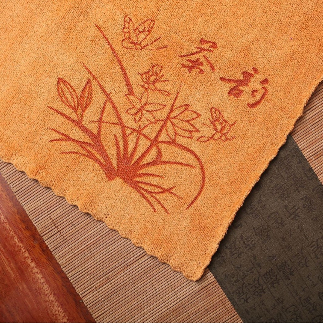 Picture of Tea Towel Absorbent Thickened Tea Table Rag Tea Towel Microfiber Fixed Logo Pot Towel Giving Independent Packaging