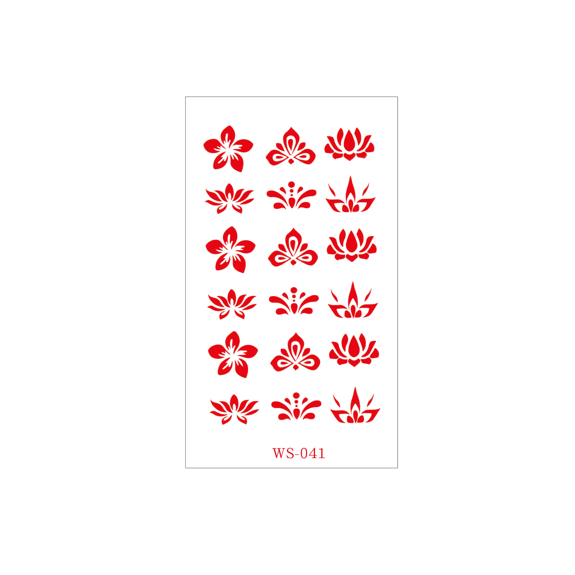Picture of New Nezha Acrylic Face Tattoo Sticker Children's Forehead Print Eyebrow Sticker Waterproof Sweat Painted Face Sticker