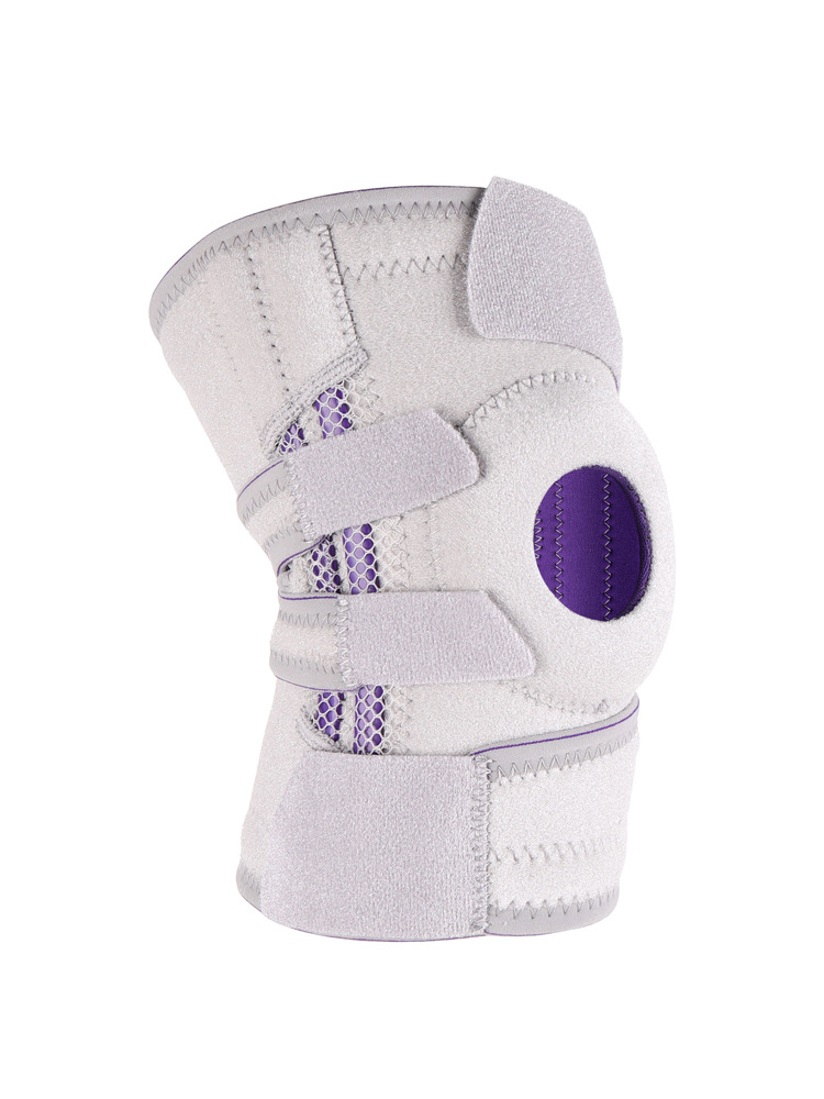 Picture of Upgraded Silicone Non-slip Sports Knee Pad Shock Absorbing Rope Skipping Basketball Squat Spring Support Compression Strap Meniscus