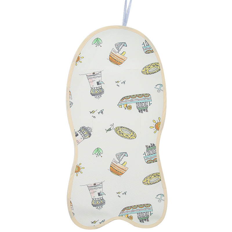 Picture of Baby carriage mat safety seat cool mat summer universal ice silk walking baby artifact baby dining chair cart mat