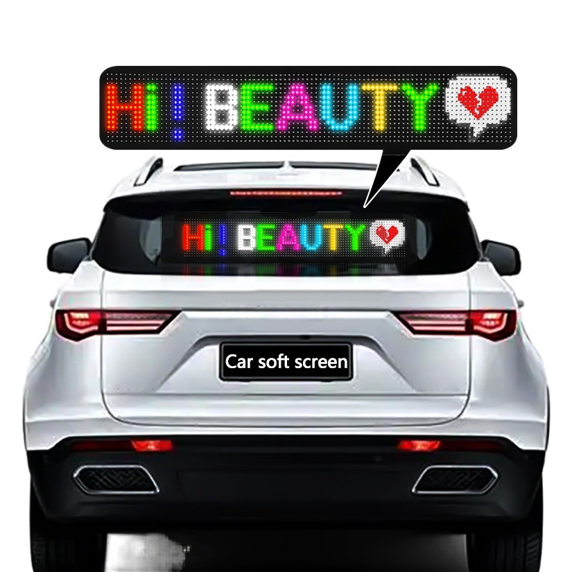 Cross-border LED flexible display mobile phone sending display car rear window flexible screen large screen